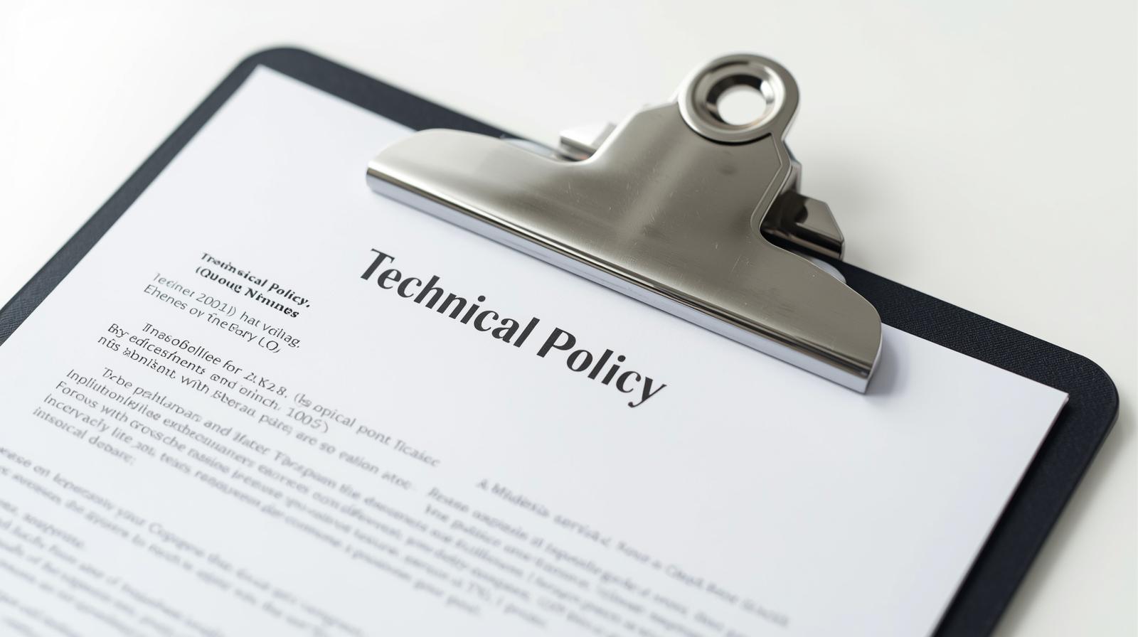 Image for Technical Policies